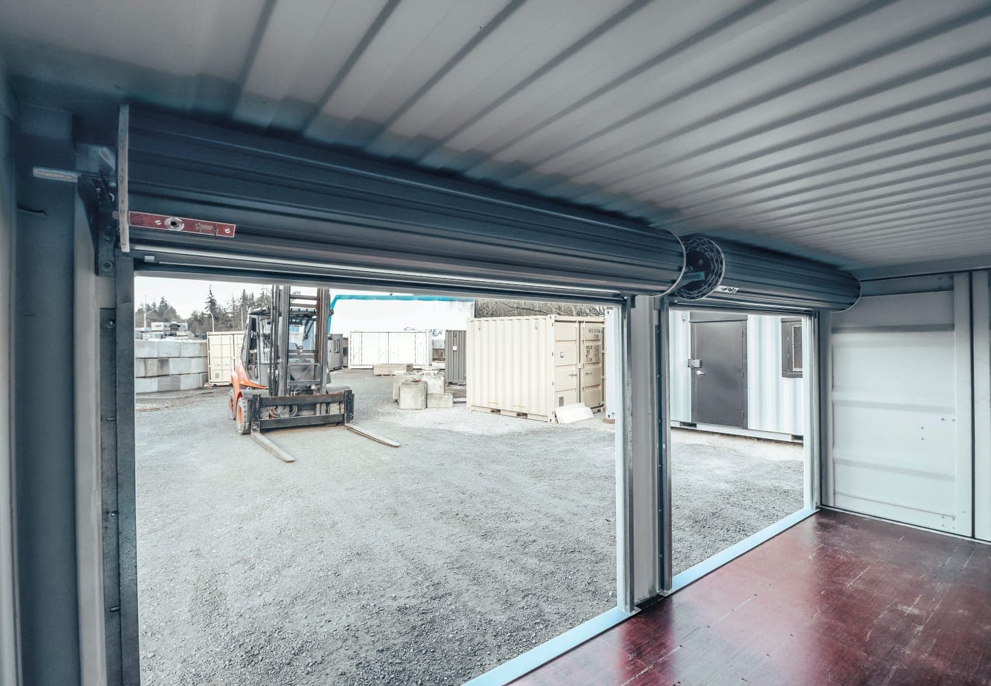 20&prime; Shipping Container + (2)  8&prime; Rollup Doors - Container Consultants Australia