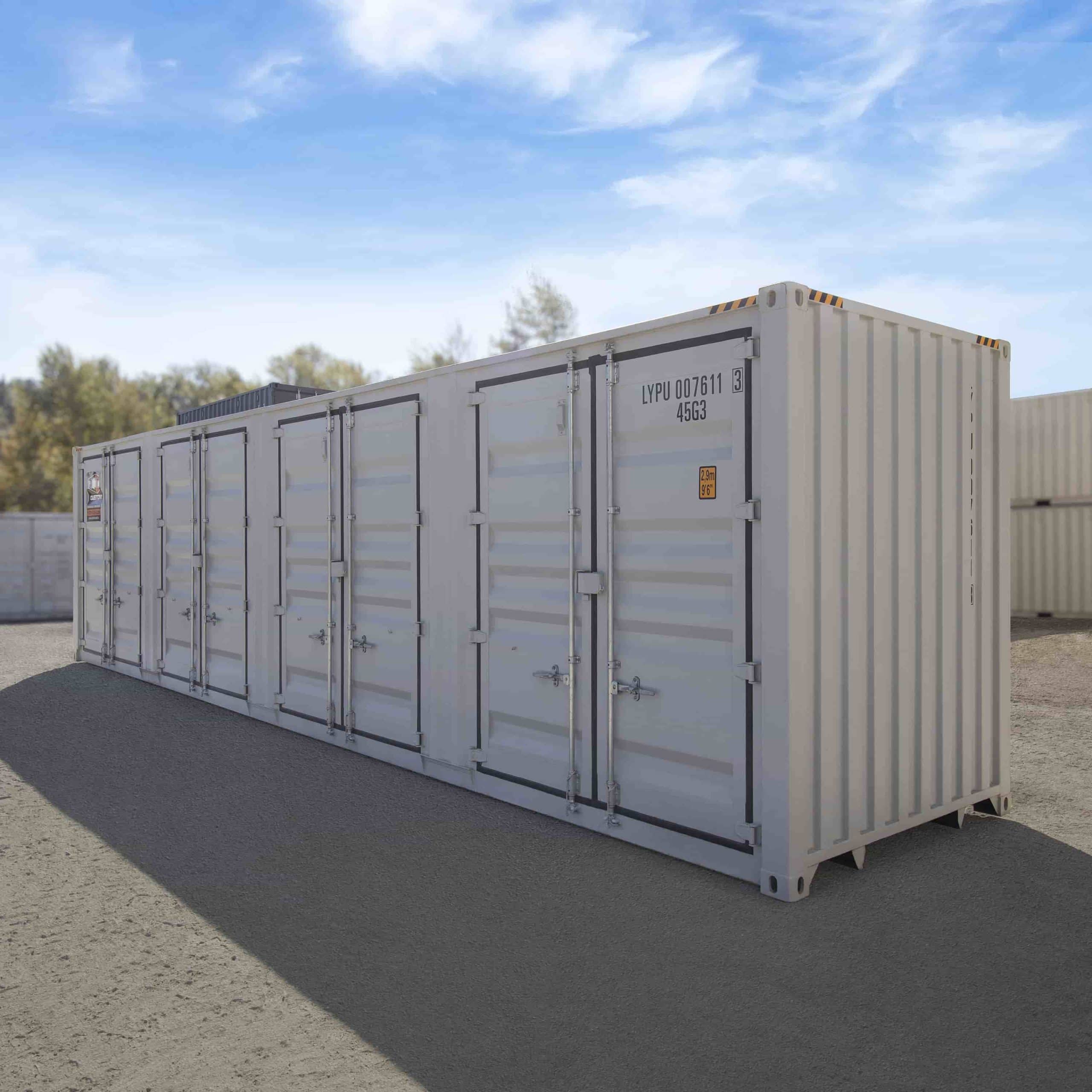 40&rsquo;HC New (1-trip) Shipping Container with 4 x Side Doors - Container Consultants Australia