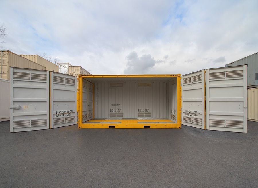 20&rsquo;HC Openside Containment Cube - Container Consultants Australia