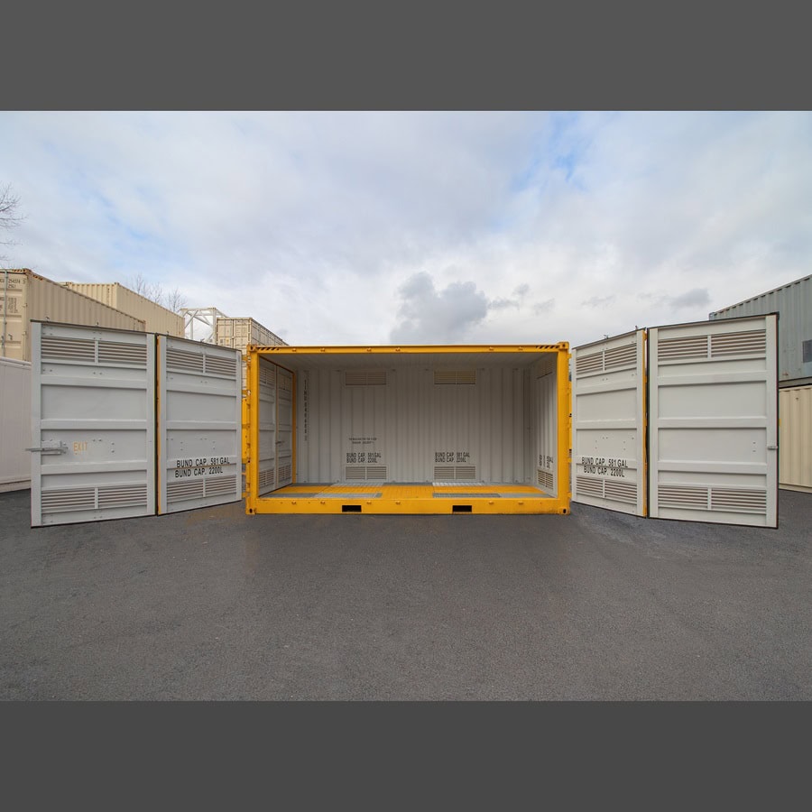 20&rsquo;HC Openside Containment Cube - Container Consultants Australia