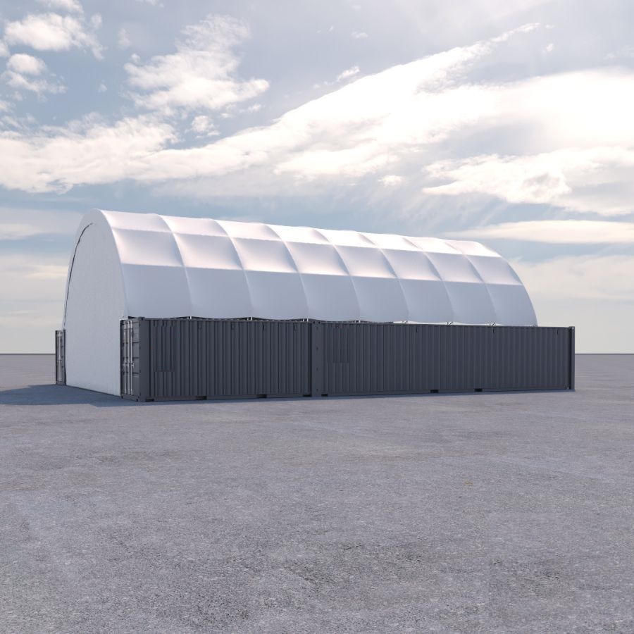 40&rsquo; x 60&rsquo; Container Shelter - Container Consultants Australia