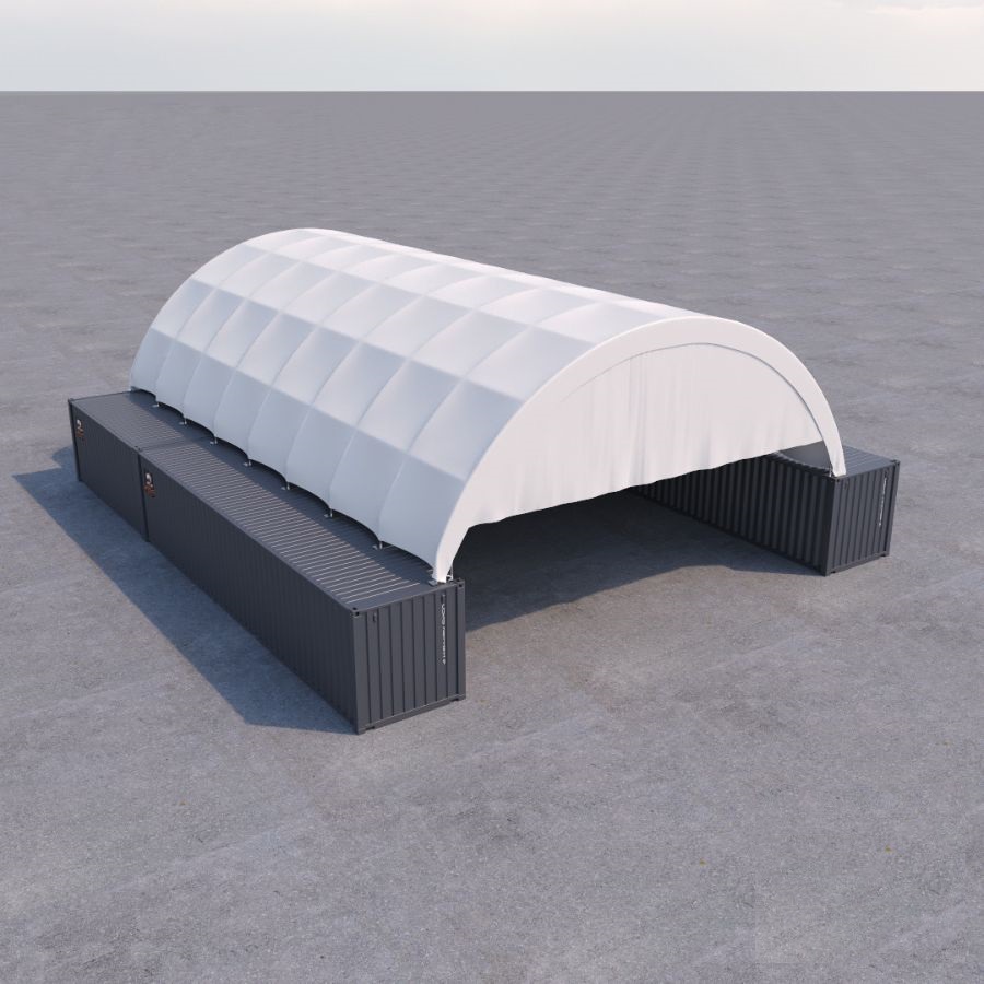 40&rsquo; x 60&rsquo; Container Shelter - Container Consultants Australia
