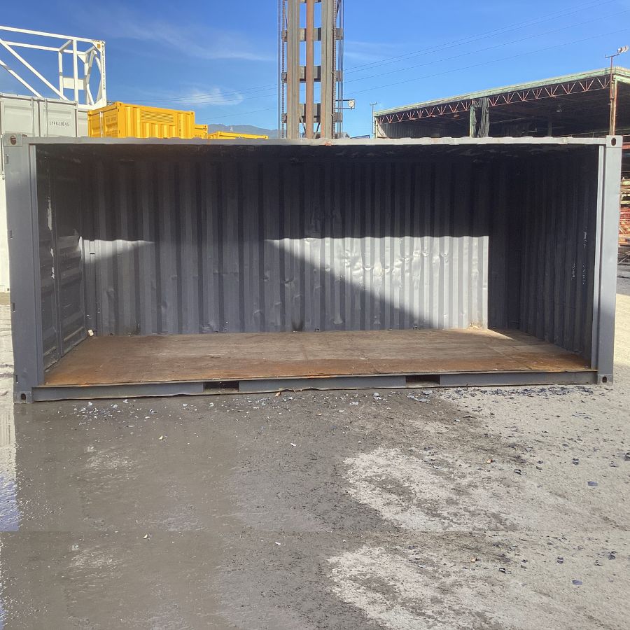 20&prime; Used &ldquo;Open-Face&rdquo; Shipping Container (Special) - Container Consultants Australia