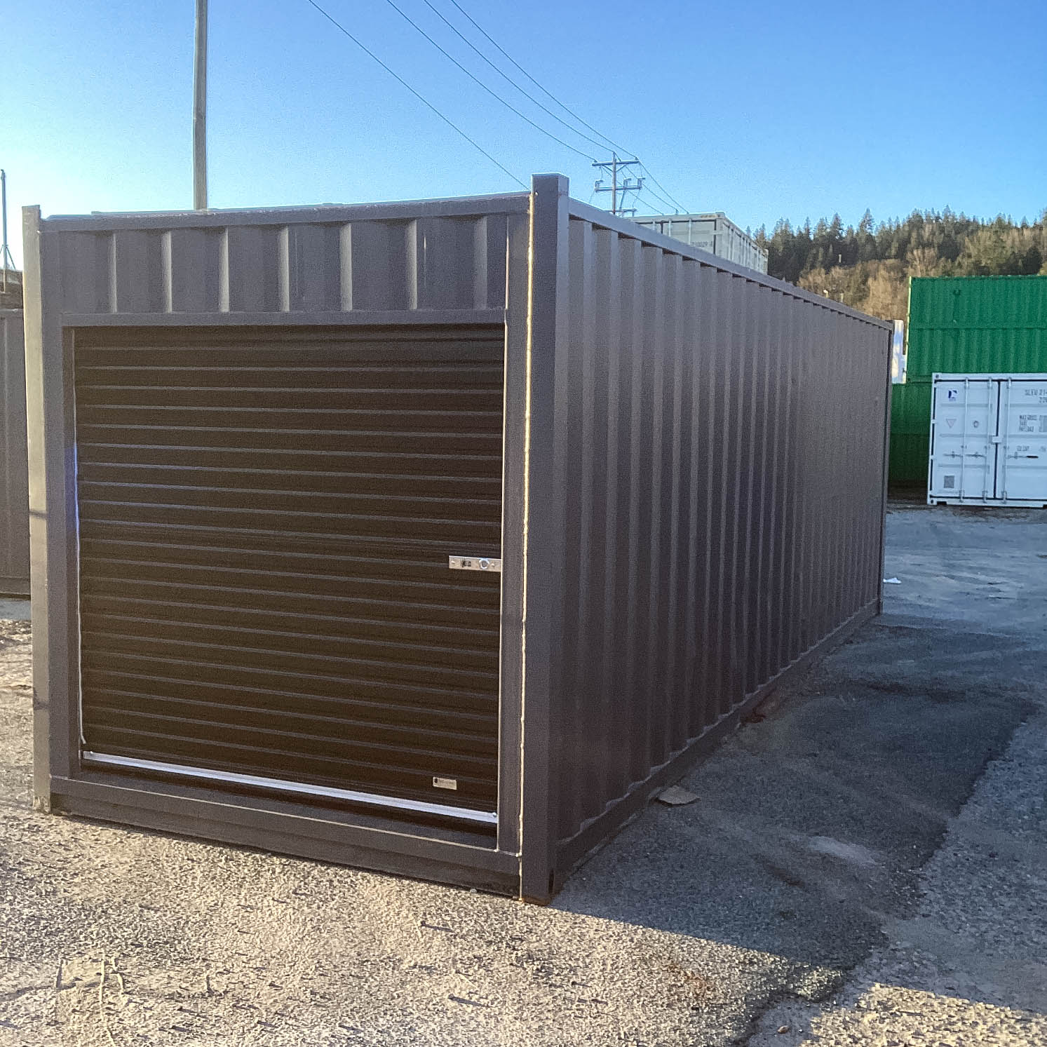 26&prime; Cut-Down Shipping Container w/Roll-Up Door - Container Consultants Australia