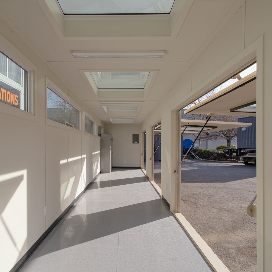 40&rsquo; Art Studio w/Flip up Doors - Container Consultants Australia